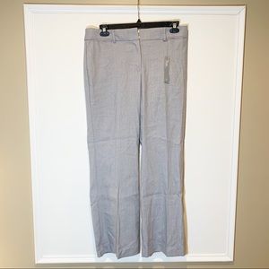 NWT LOFT Women's Gray Julie Trouser Pants - 12